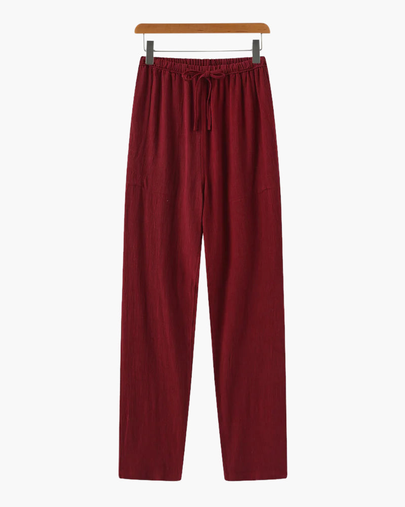 Men’s Lightweight Linen Pants | Summer Relaxed Fit