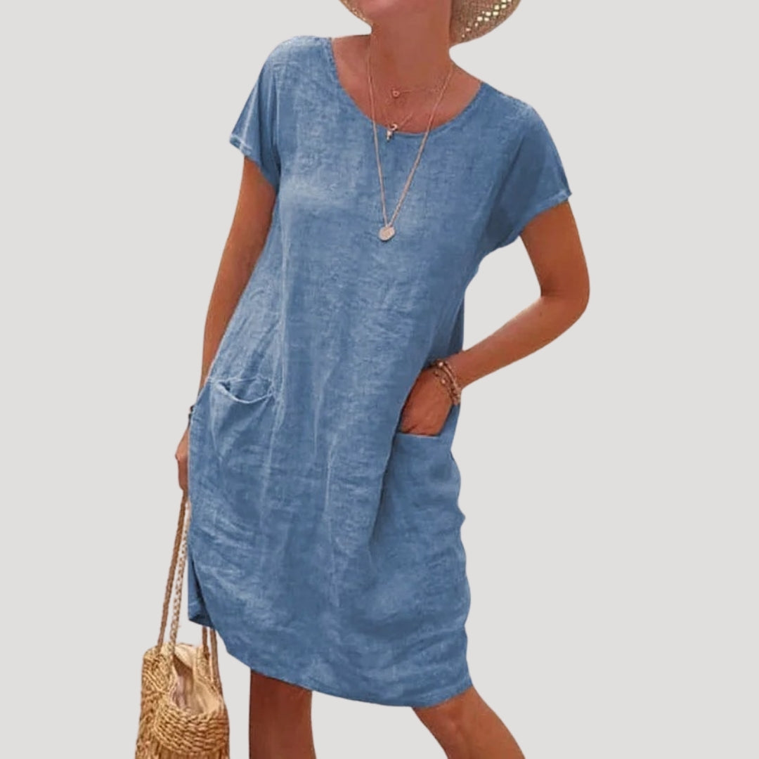 Women's Holiday Boho Summer Dress | Midi Beach