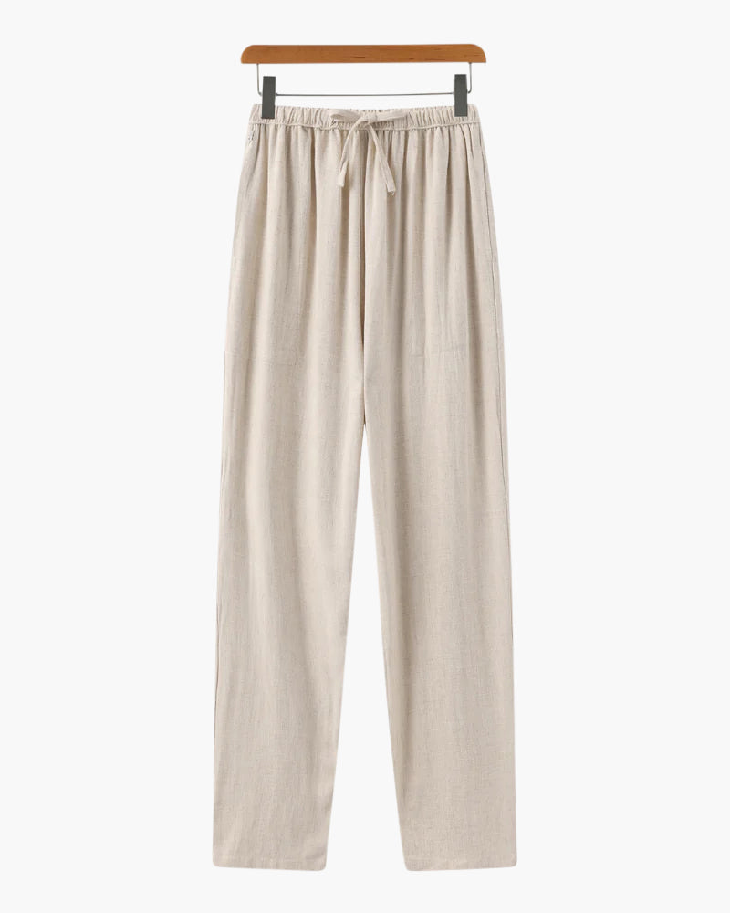 Men’s Lightweight Linen Pants | Summer Relaxed Fit