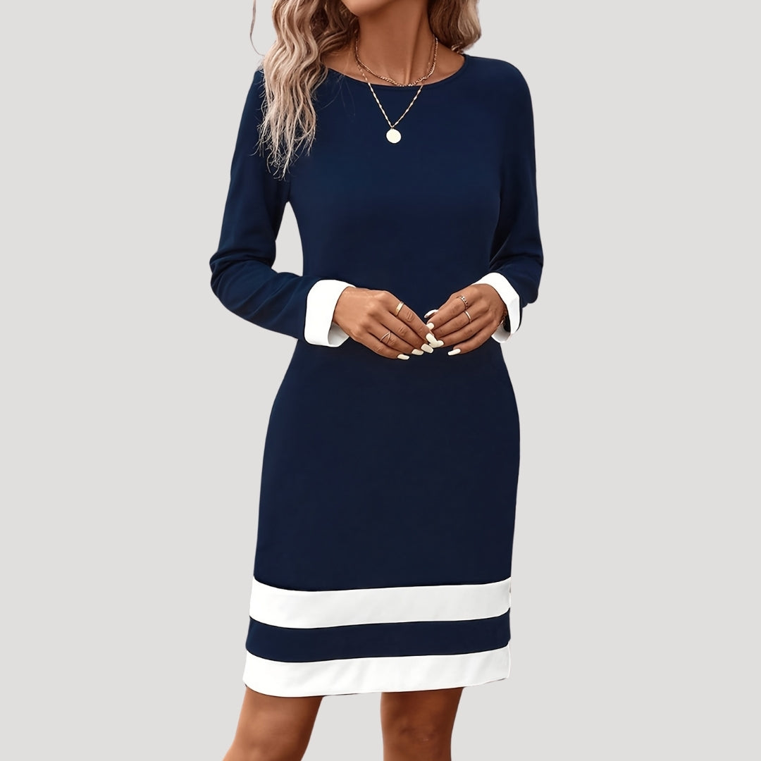 Women's Long Sleeve Party Dress | Midi Formal