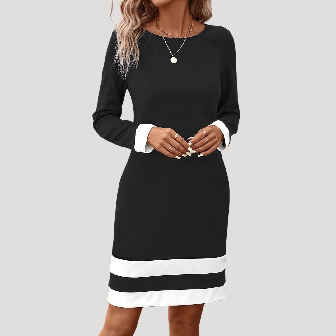 Women's Long Sleeve Party Dress | Midi Formal