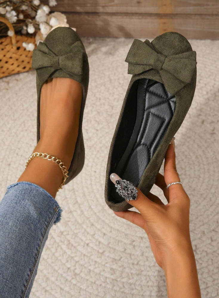 Women's Walking Orthopedic Flats | Slip On Closed Toe