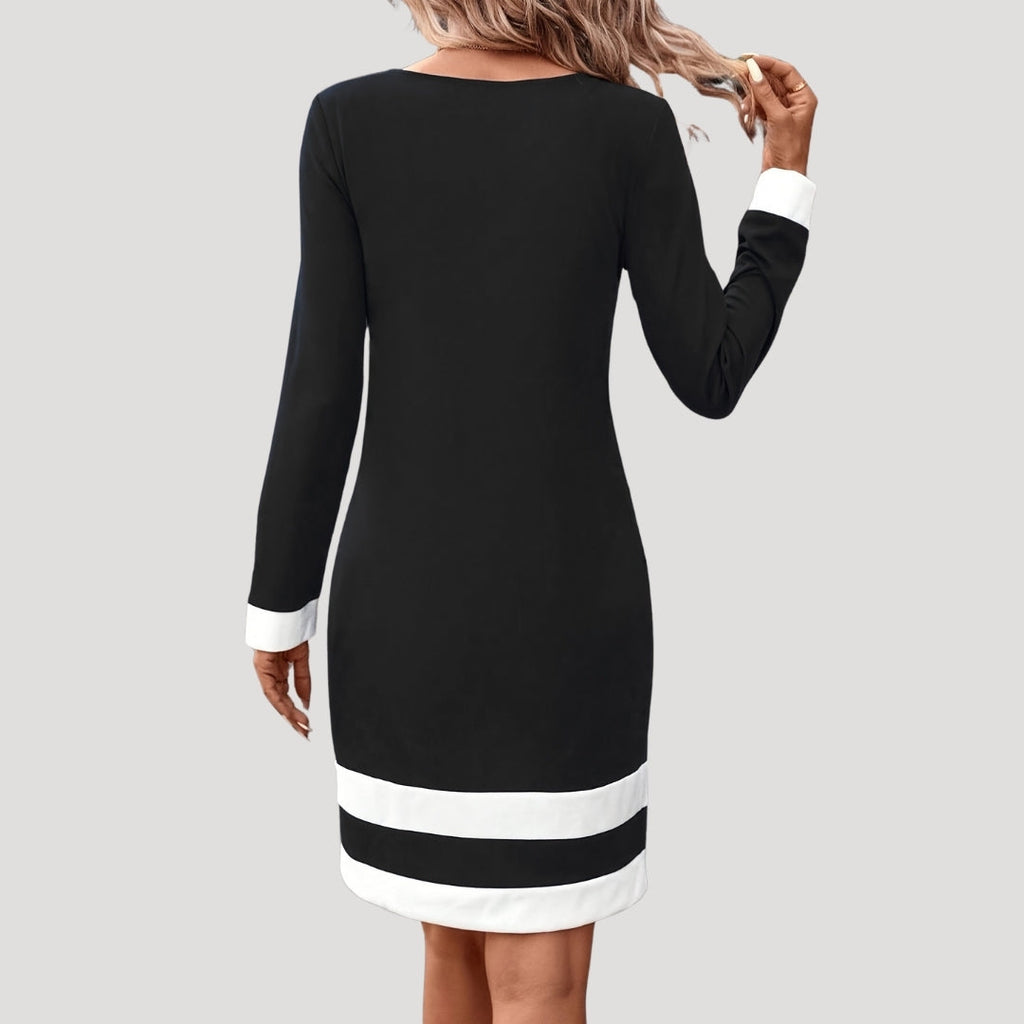 Women's Long Sleeve Party Dress | Midi Formal