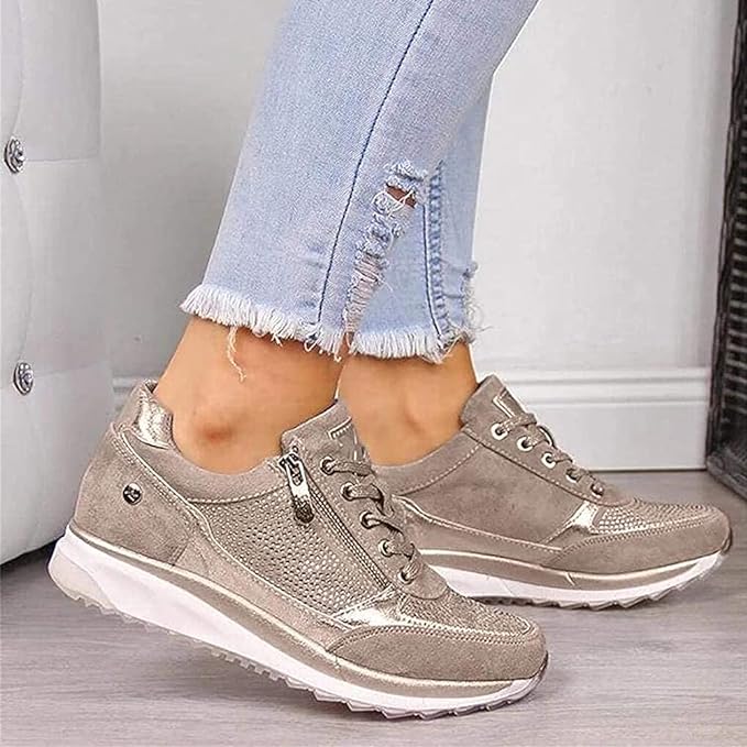 Women's Walking Grip Trainers | Orthopedic Arch Support