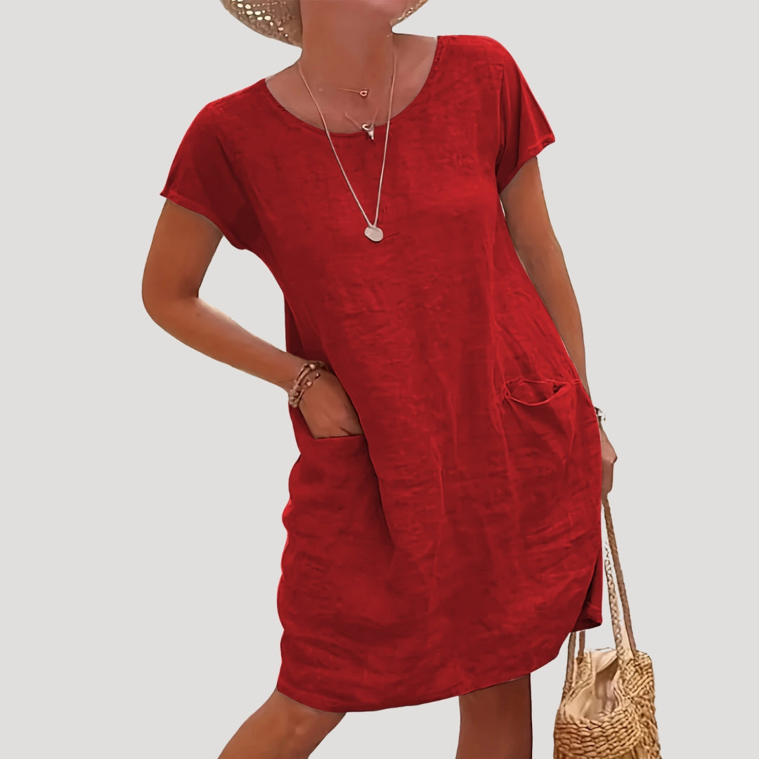 Women's Holiday Boho Summer Dress | Midi Beach