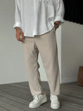 Men's Wide Leg Work Trousers | Chino