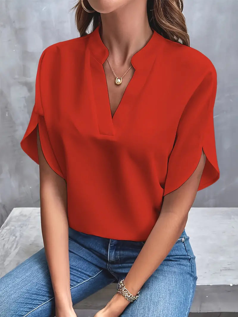 Women's Summer Blouse | Short Sleeve