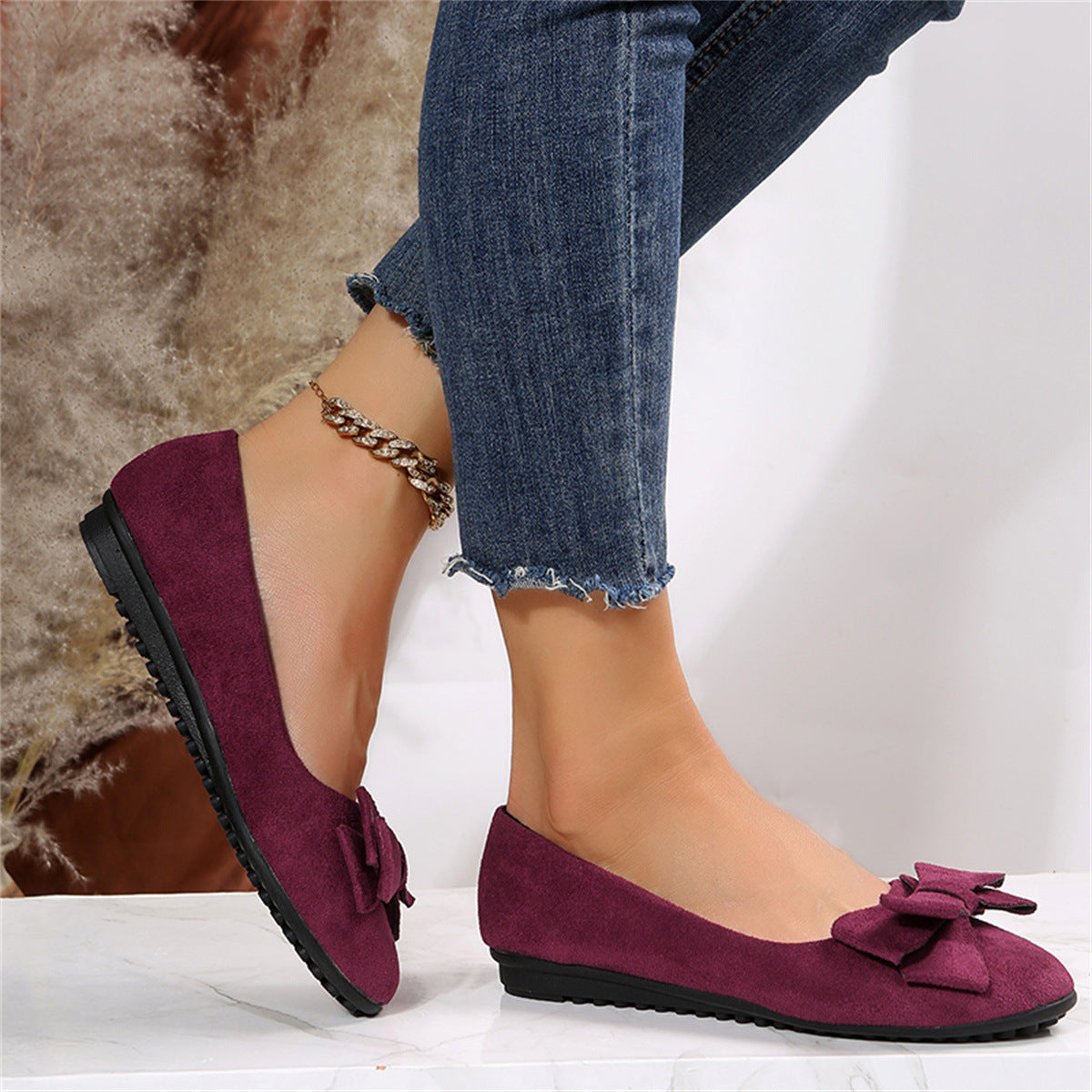 Women's Walking Orthopedic Flats | Slip On Closed Toe