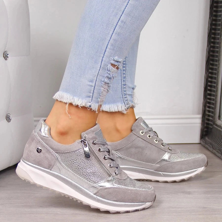 Women's Walking Grip Trainers | Orthopedic Arch Support