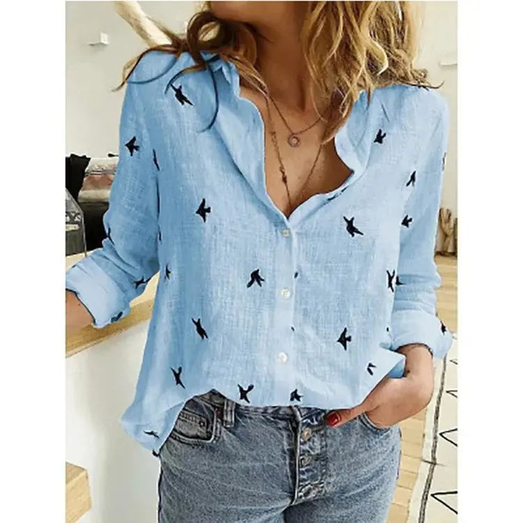 Women's Button Up Long Sleeve Shirt | Casual