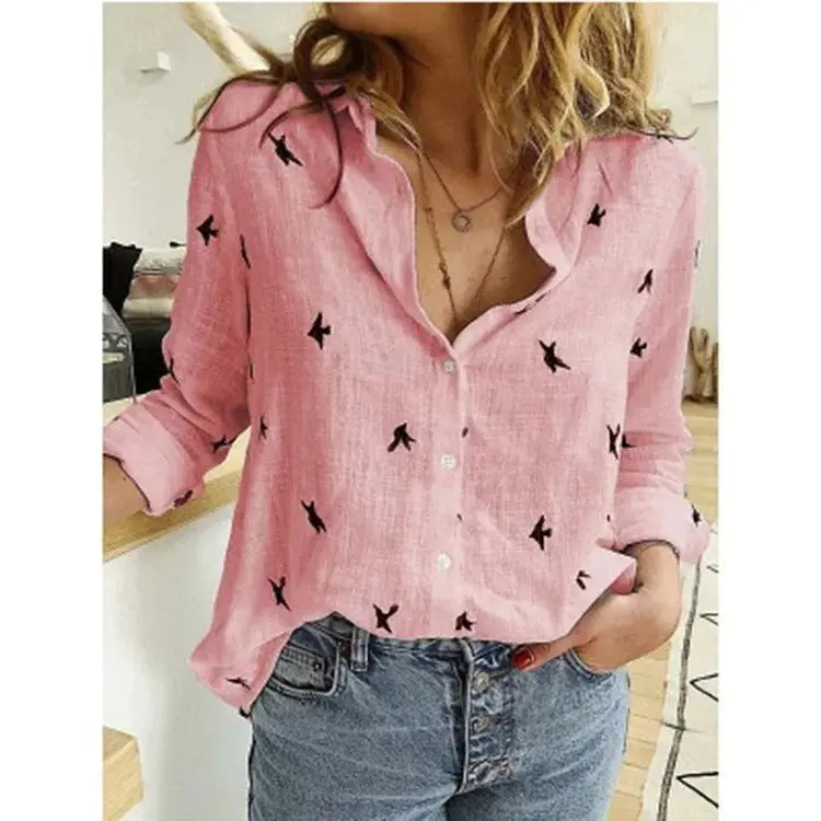 Women's Button Up Long Sleeve Shirt | Casual
