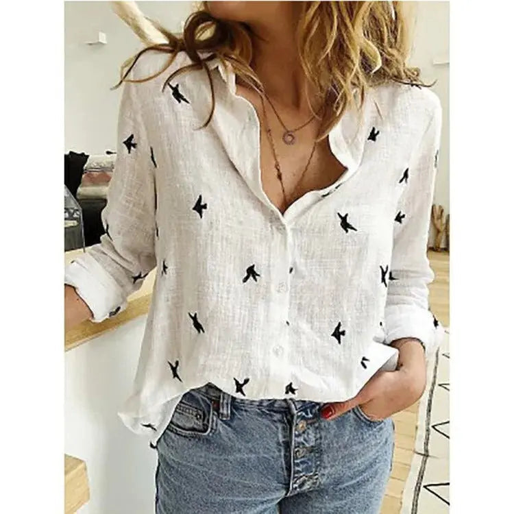 Women's Button Up Long Sleeve Shirt | Casual