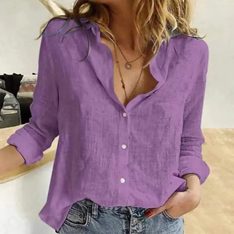Women's Button Up Long Sleeve Shirt | Casual