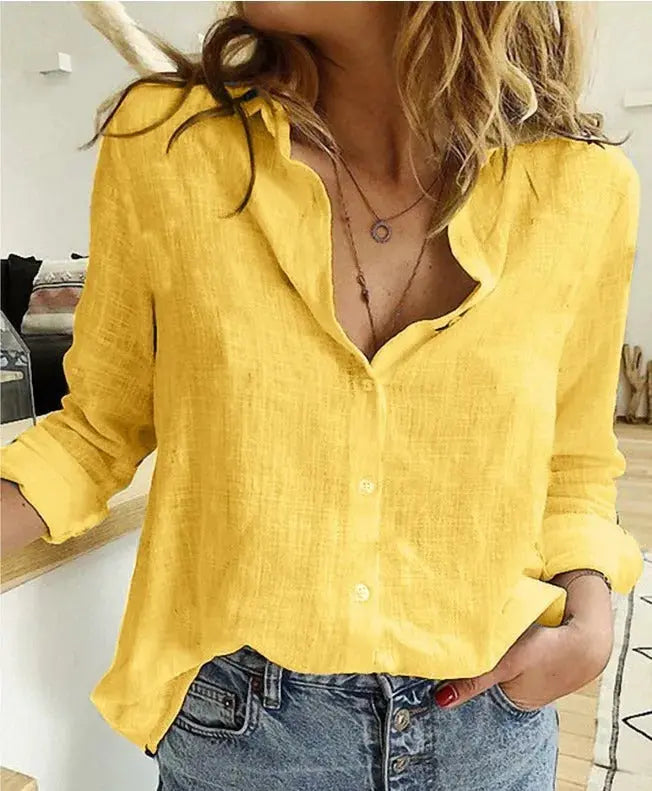 Women's Button Up Long Sleeve Shirt | Casual