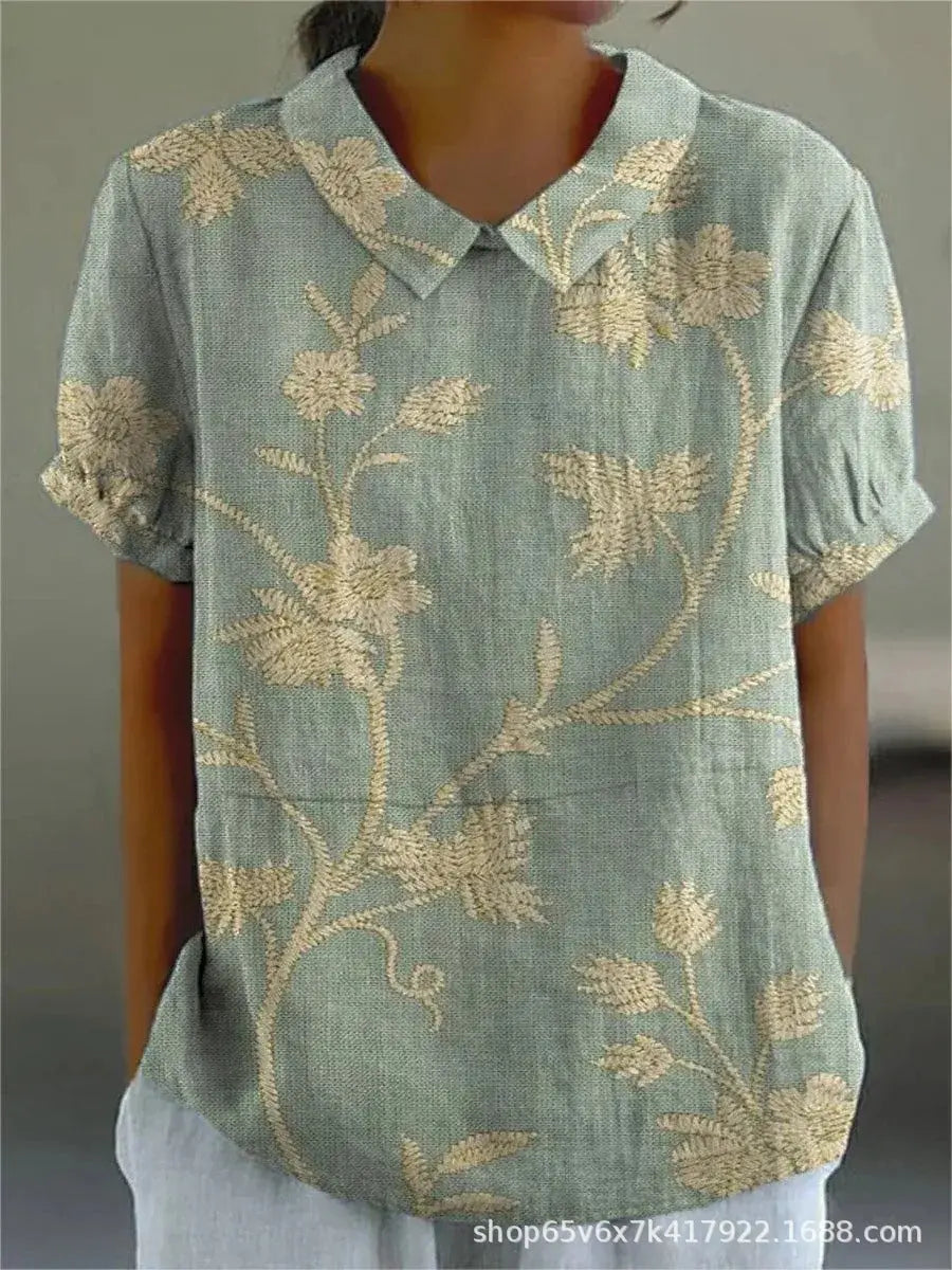 Women's Hawaiian Shirt | Vintage Blouse Top