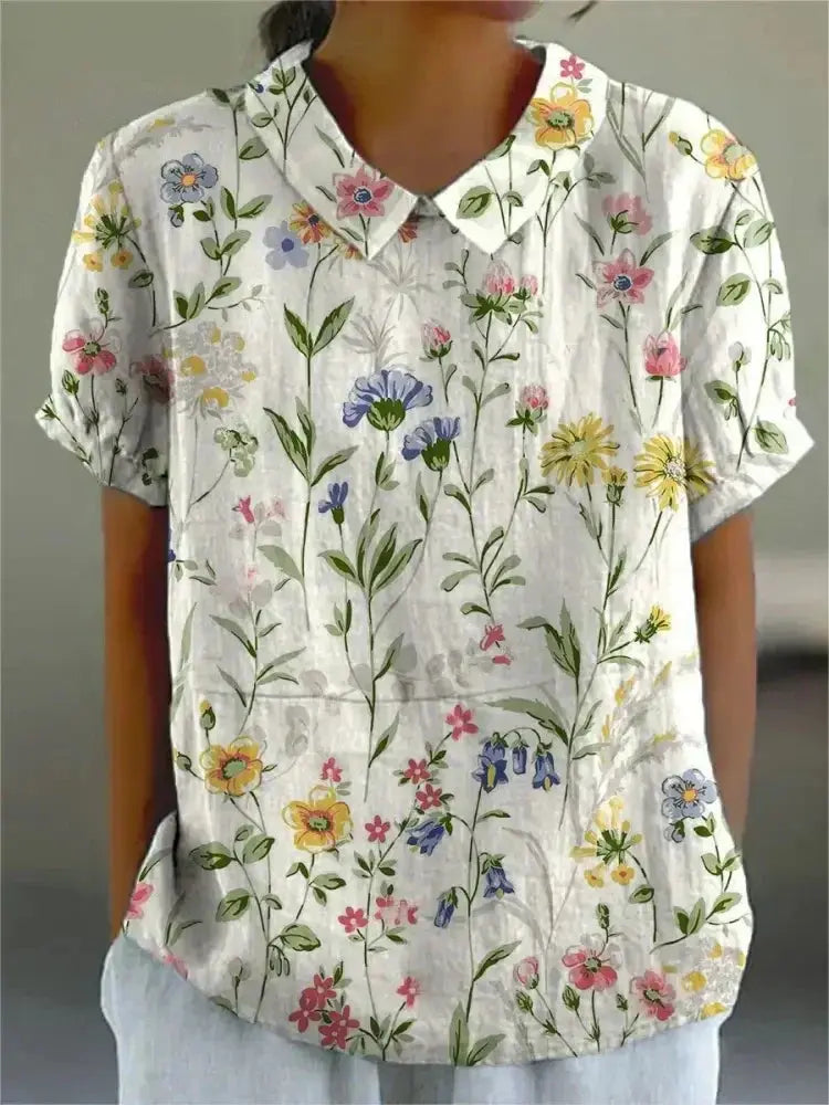 Women's Hawaiian Shirt | Vintage Blouse Top