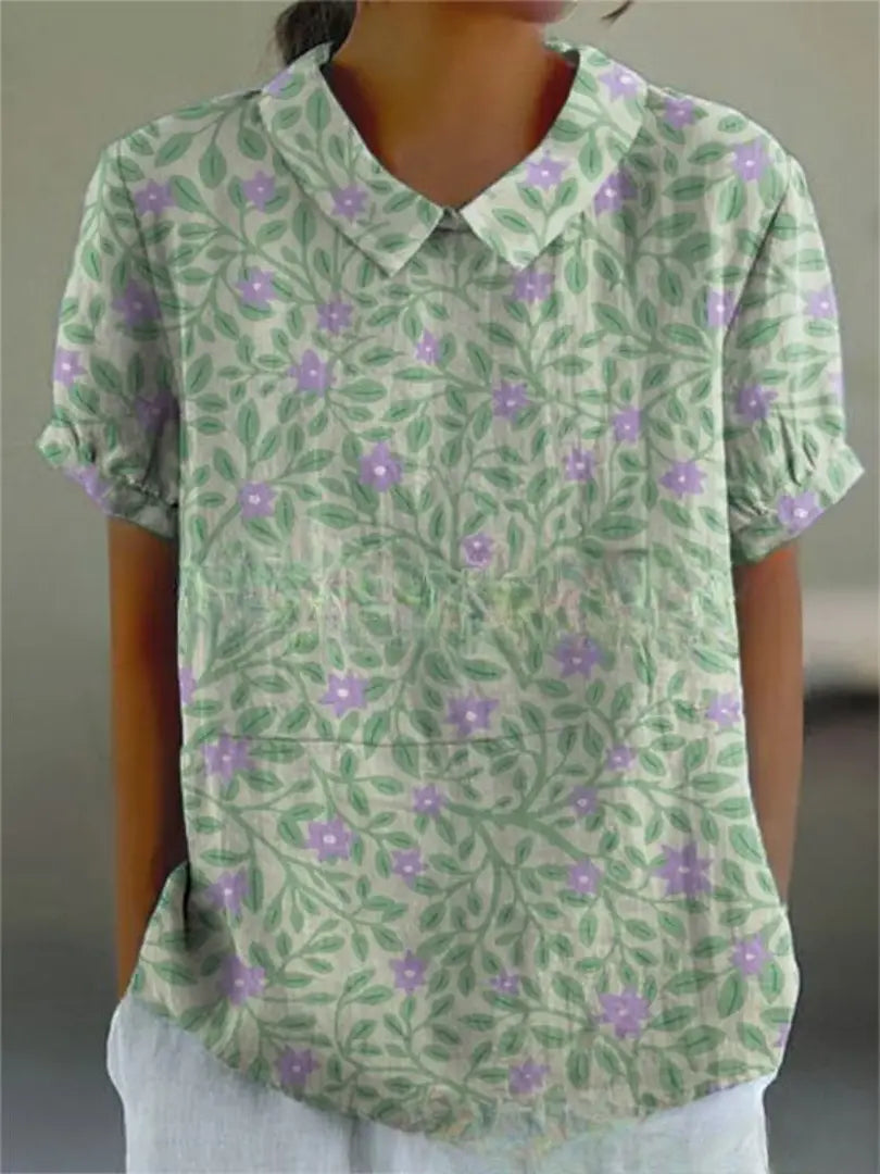 Women's Hawaiian Shirt | Vintage Blouse Top