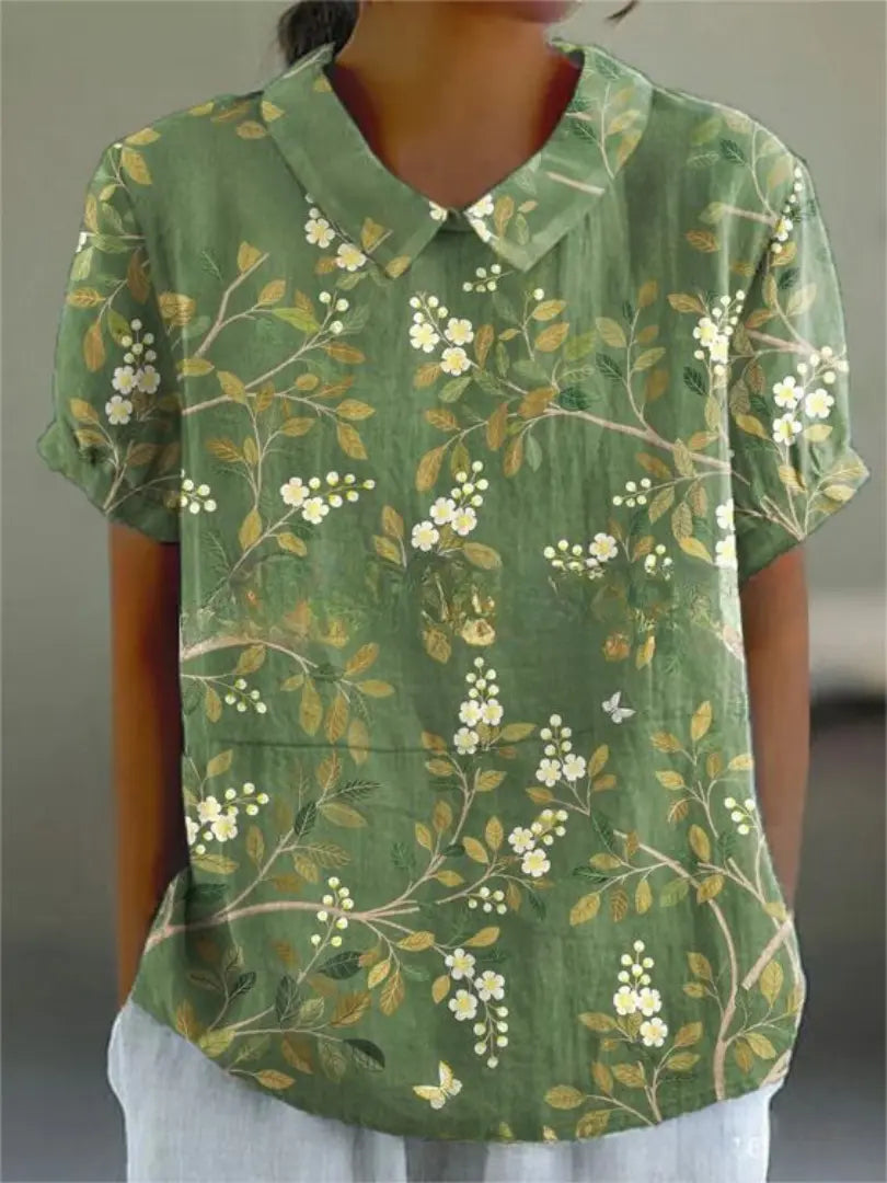 Women's Hawaiian Shirt | Vintage Blouse Top