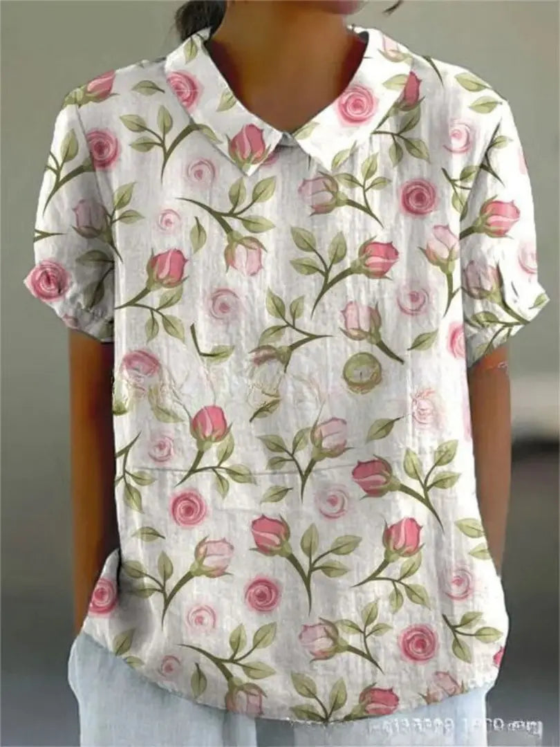 Women's Hawaiian Shirt | Vintage Blouse Top