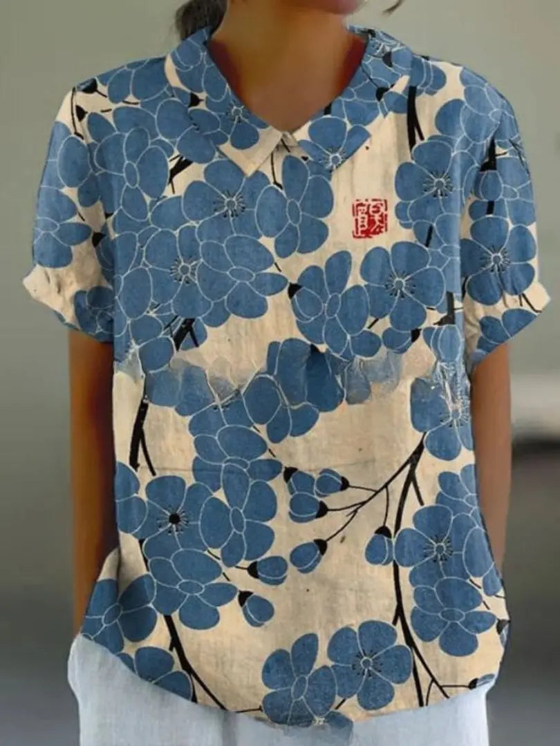 Women's Hawaiian Shirt | Vintage Blouse Top