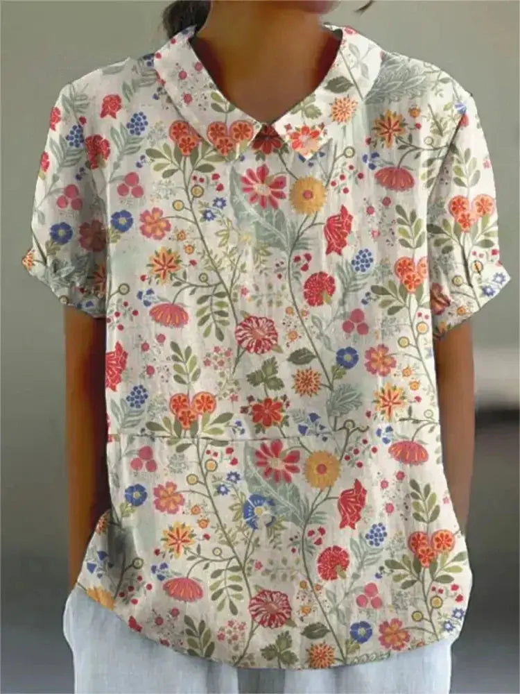 Women's Hawaiian Shirt | Vintage Blouse Top