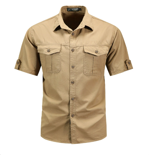 Men's Work Cargo Shirt | Short Sleeve