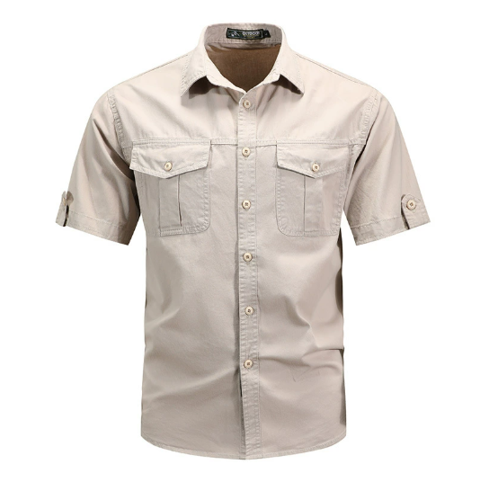 Men's Work Cargo Shirt | Short Sleeve