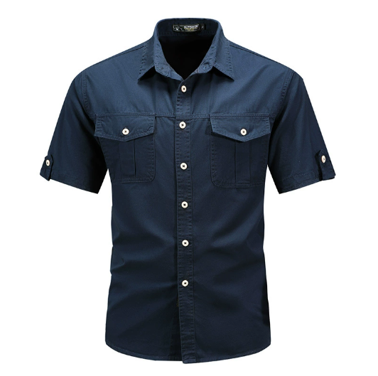 Men's Work Cargo Shirt | Short Sleeve