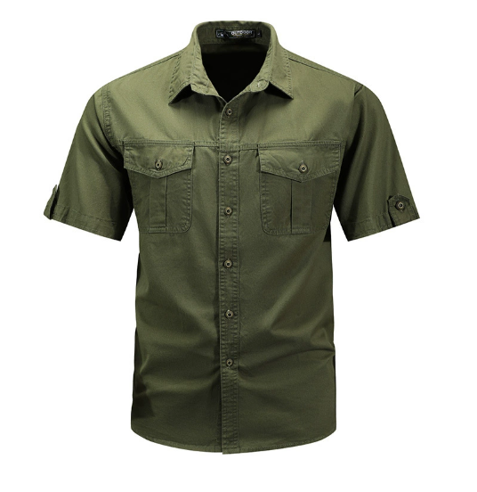 Men's Work Cargo Shirt | Short Sleeve