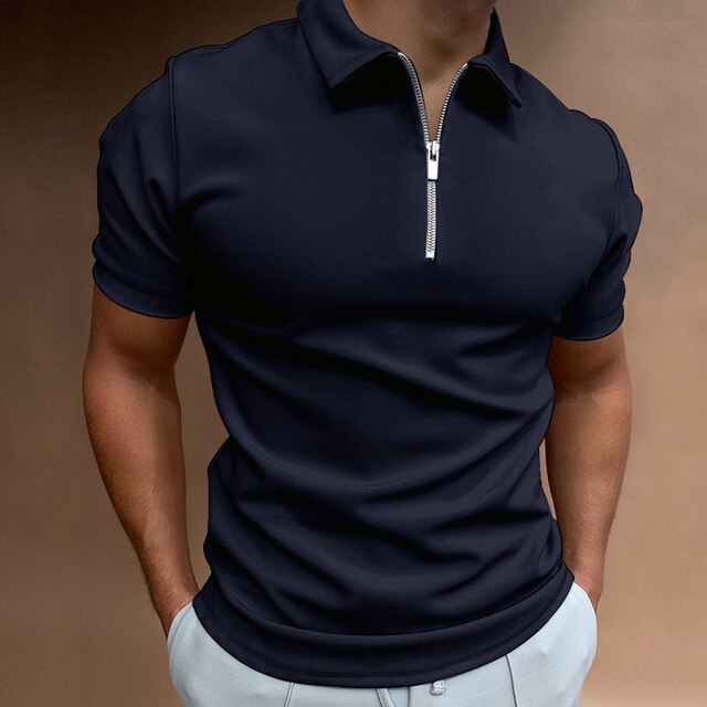 Men's Tight Polo Shirt | Short Sleeve
