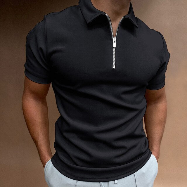 Men's Tight Polo Shirt | Short Sleeve