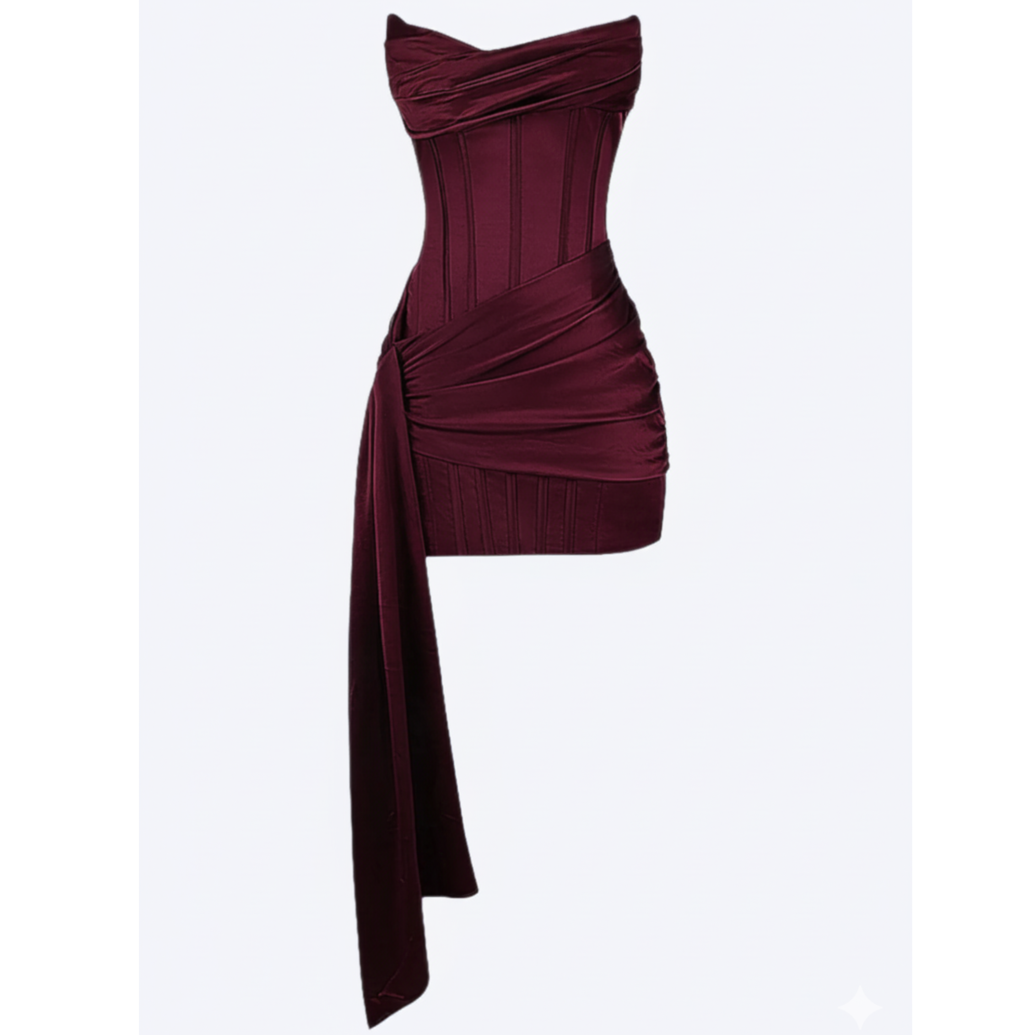Women's Strapless Corset Mini Dress | Evening Party