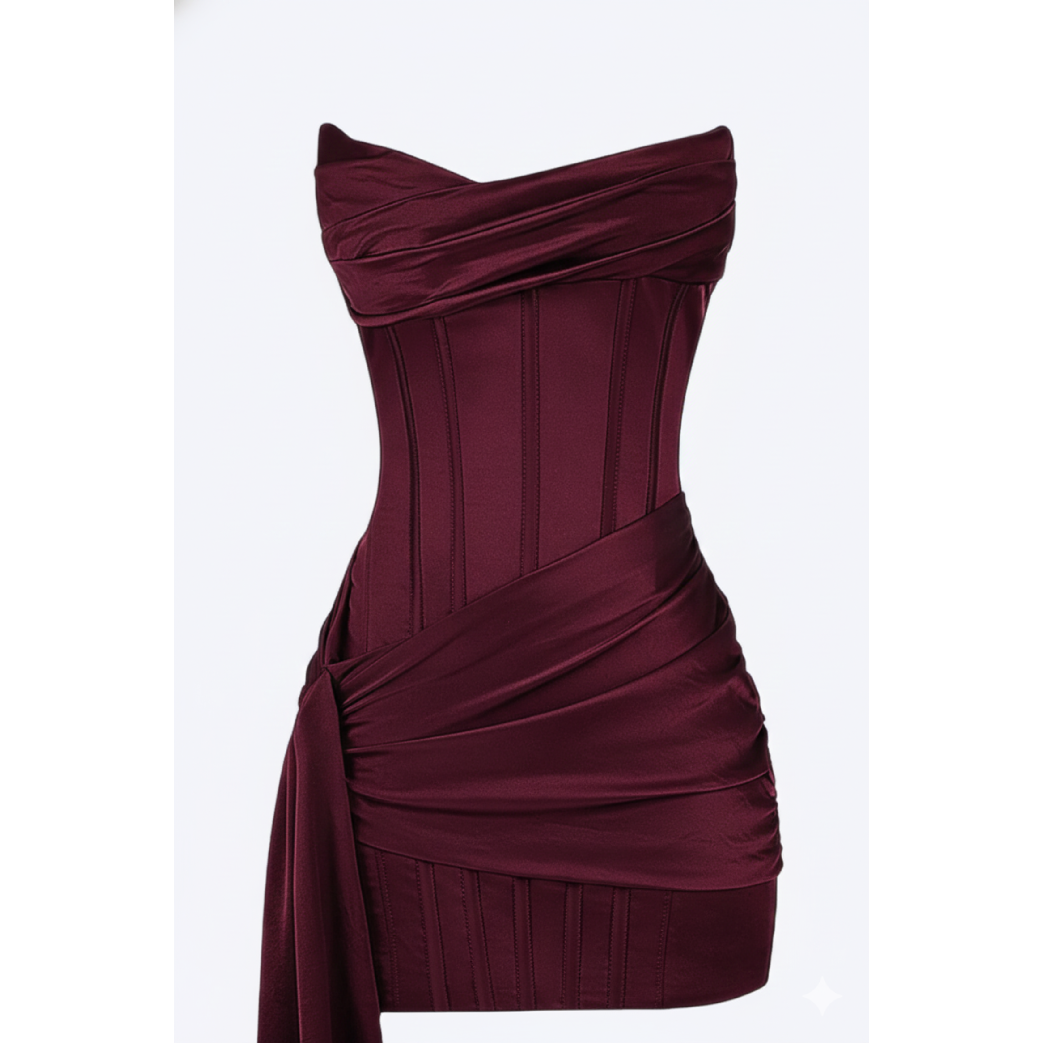 Women's Strapless Corset Mini Dress | Evening Party