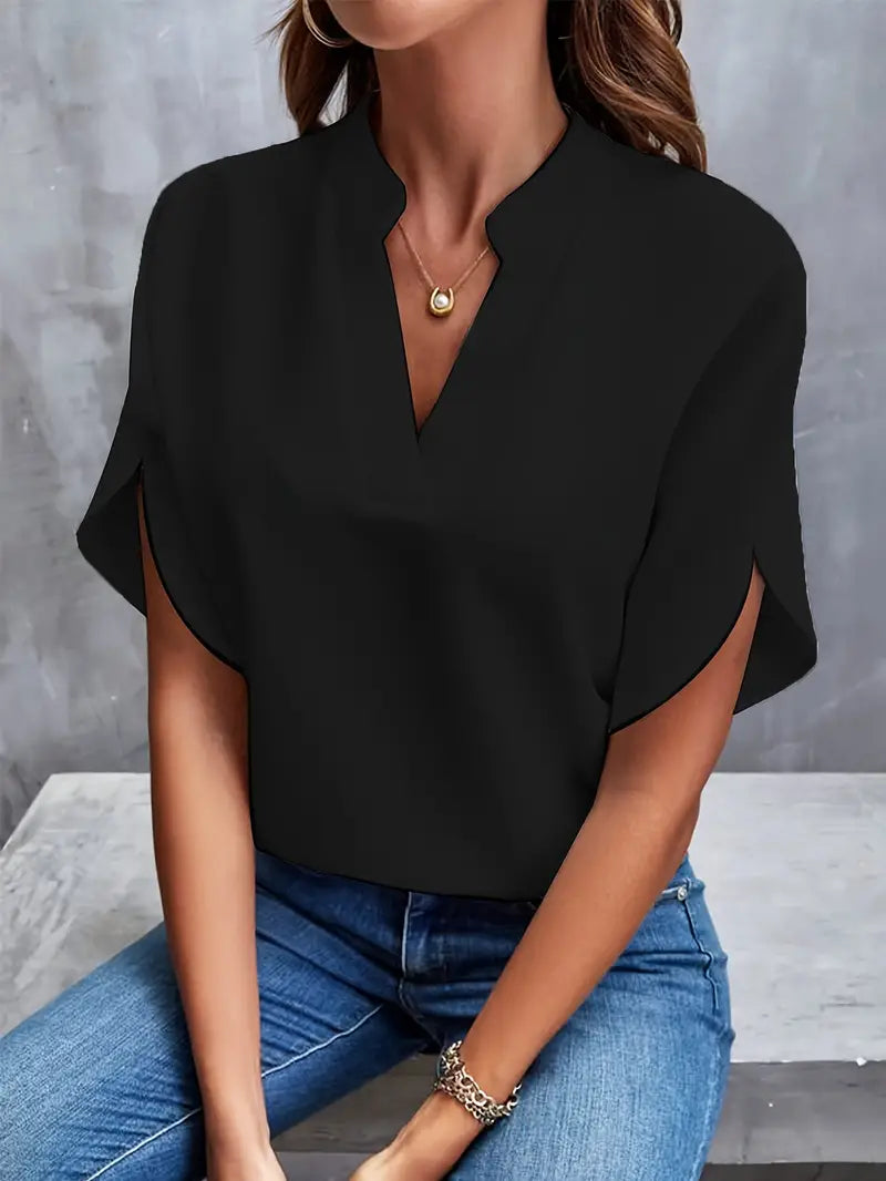 Women's Summer Blouse | Short Sleeve