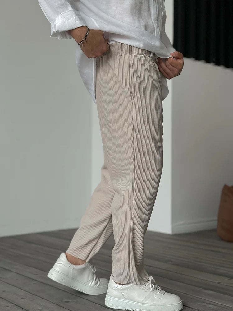 Men's Wide Leg Work Trousers | Chino