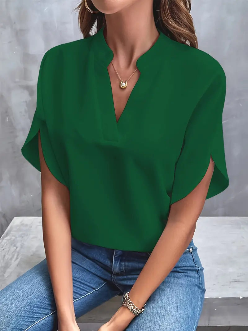 Women's Summer Blouse | Short Sleeve