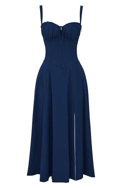 Women's Corset Midi Dress | Wedding Guest