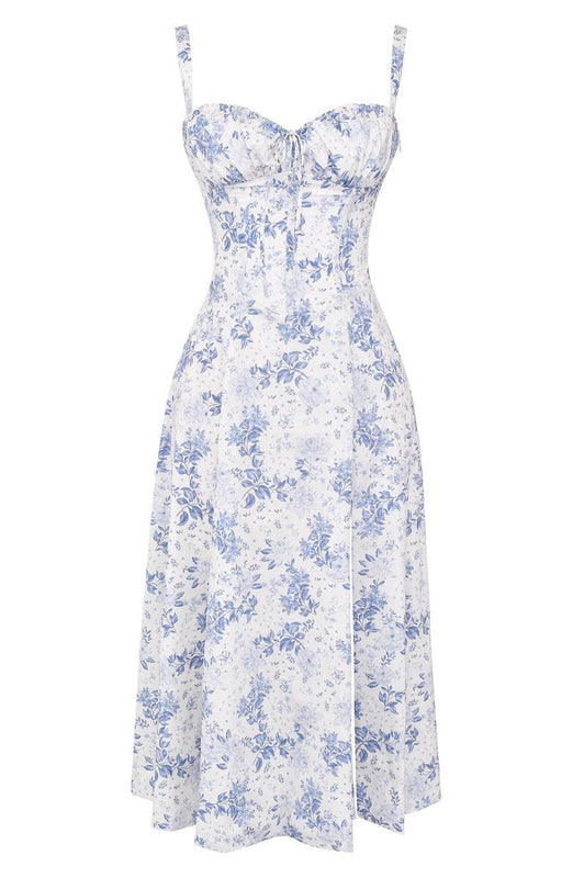 Women's Corset Midi Dress | Wedding Guest