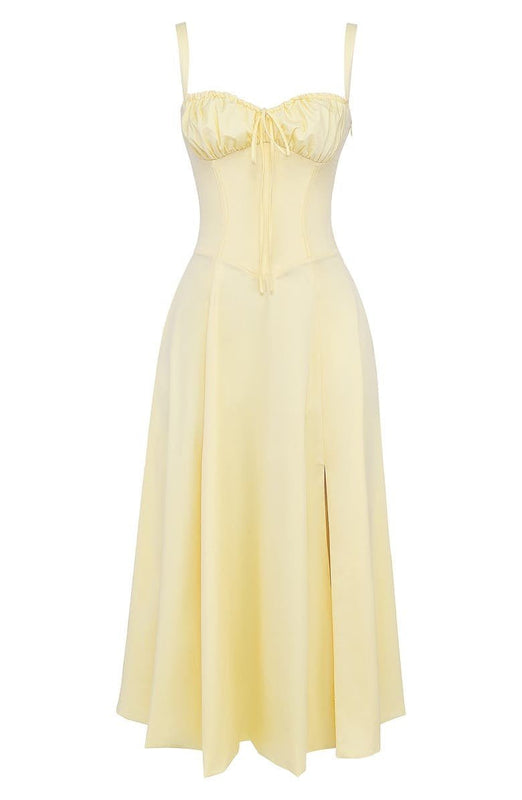 Women's Corset Midi Dress | Wedding Guest