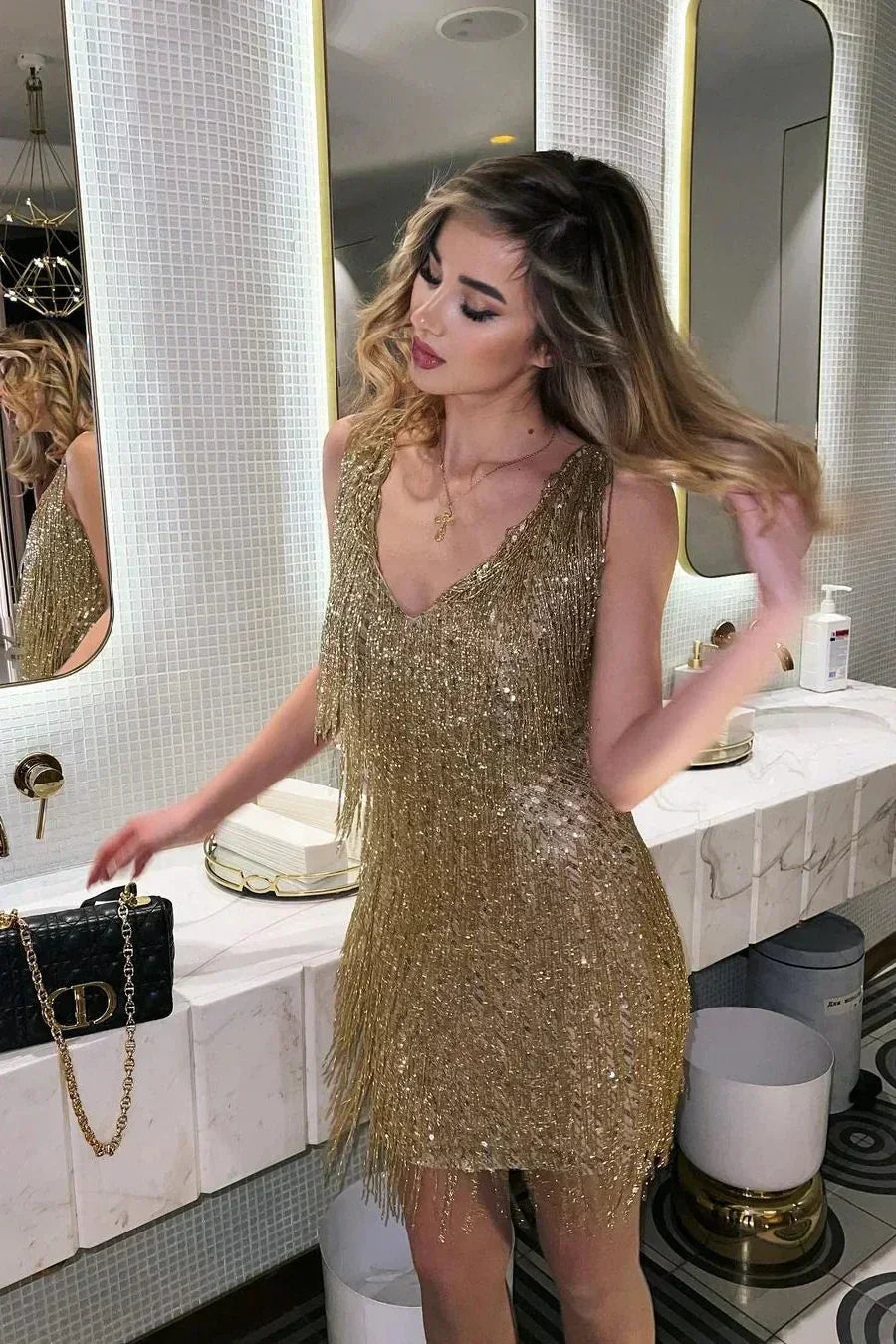 Women's Sequin Cocktail Dress | Mini